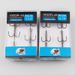 KESFISHING 12pcs Fishing Hook Carbon Steel Barbed Fishhooks Super Sharp Triple Hooks Tackle Accessories With Box_desvips.com