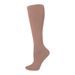 Women's Solid Color Sports Compression Stockings Long Calf Vein Flat Elastic Nurse Compression Stockings_desvips.com
