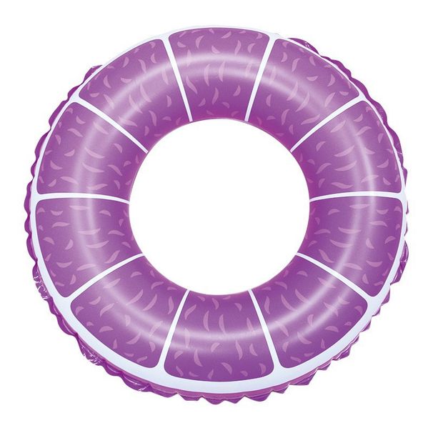 Baby Lemon Swim Ring - 50cm PVC Inflatable Arm Float For Toddlers (Safe & Comfortable Non-Slip Design Bright Yellow Color)_desvips.com