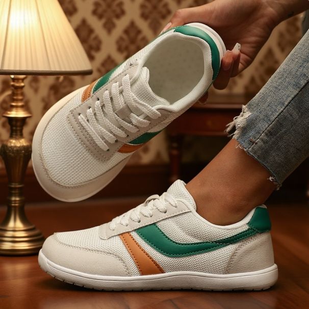 Women's Sneakers Barefoot Casual Last Fashionable Canvas Flat Board Shoe 2025 New Wide Toe Breathable Mesh Running Shoes_desvips.com