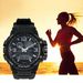 Multifunctional Men's Sports Display Electronic Quartz Dual Time Zone Waterproof Watch_desvips.com