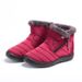 Women's Waterproof Snow Boots With Thick Fleece Lining - High Top Winter Shoes For Extreme Cold Weather - Slip-Resistant_desvips.com