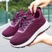 Women's shoes Breathable light comfortable casual shoes flying woven shoes_desvips.com