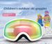 Double Layer Anti-Fog Spherical Kids Ski Glasses Protective Goggles For Ages 6-14 Children's Equipment_desvips.com