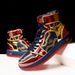 European Couple's Anime Co-branded Shiny Foreign Trade Hits, High-top Casual Sneakers, Thick Soled Shoes, Men's Shoes_desvips.com