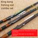 Fiberglass Set For Beginners, Six-Pole Fishing Gear, Black Pit Stream Rod_desvips.com