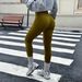 High Waisted Shaping Fitness Pants Tummy Slimming Quick Drying Tight Fitting Sports Yoga Pants High Elasticity_desvips.com