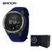 SANDA Electronic Sports Multifunctional Outdoor Pedometer Compass Hiking Waterproof Metronome Alarm Clock Watch_desvips.com