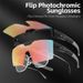 Cycling Sunglasses Polarized Photochromic Sports Glasses Eyewear Lip Up Goggles_desvips.com