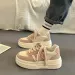 Womens Platform Chunky Sneakers Casual Vulcanized Femme Lace Up Sport Shoes Ladies Fashion Black Pink Footwear 240826_desvips.com