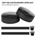 TOOPRE Road Fixed Gear Bike Strap Anti-Slip Breathable Sweat-Absorbing Silicone Bent Handlebar Perforated Tape_desvips.com