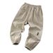Boys' Quick-dry 2026 Summer Thin Children's Anti-mosquito Fashionable Cool For Older Children Loose Sports Pants_desvips.com