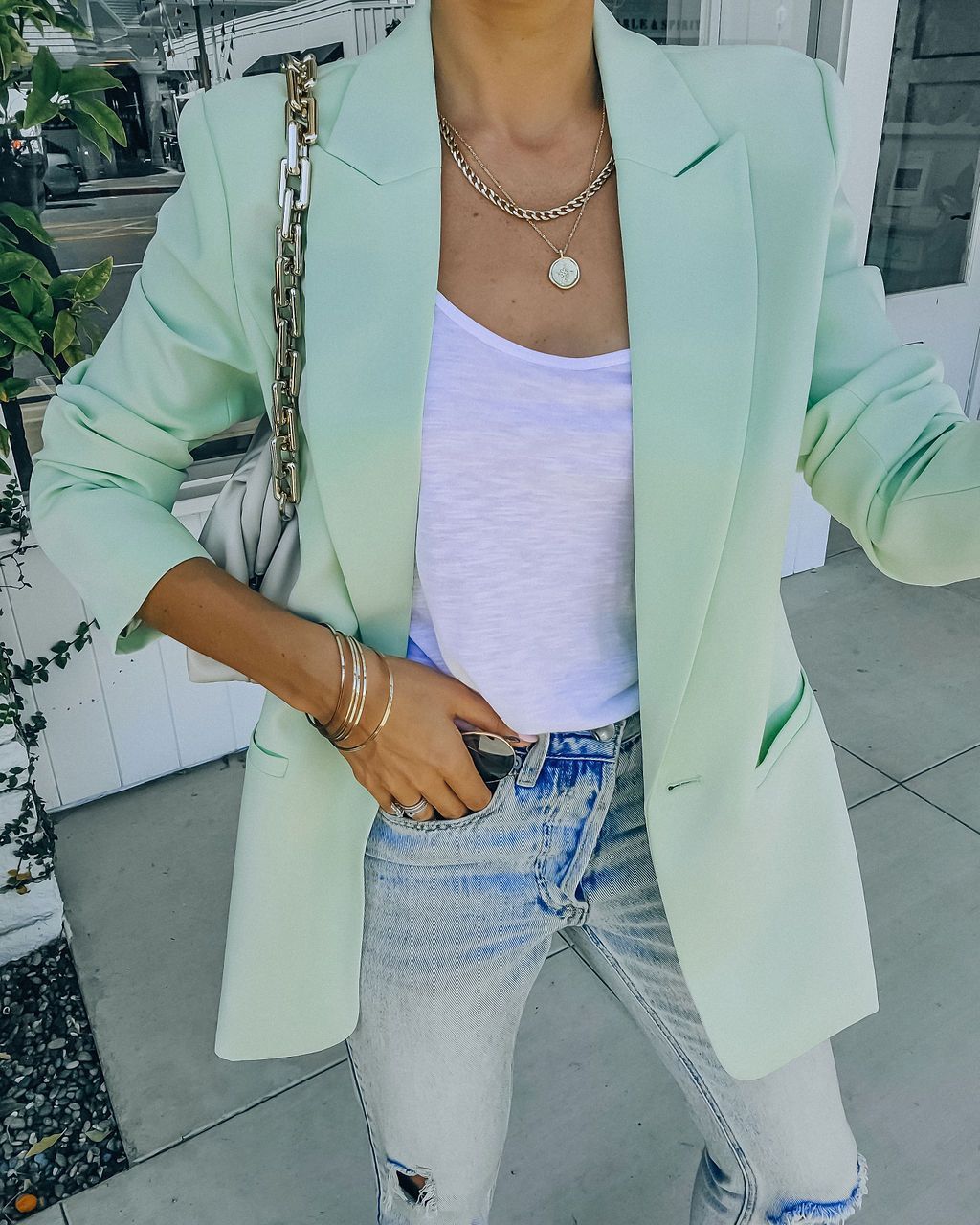 Women's clothing long sleeved small suit OL temperament professional slim top jacket_desvips.com