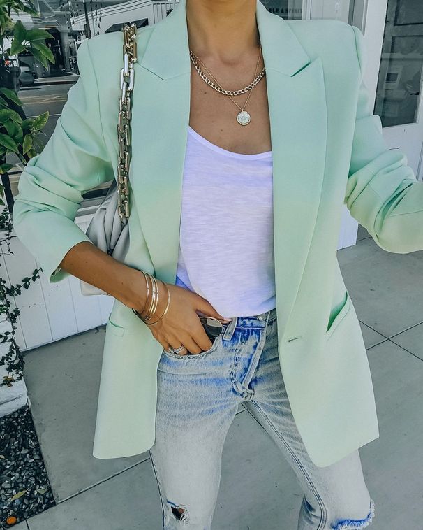 Women's clothing long sleeved small suit OL temperament professional slim top jacket_desvips.com