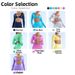 Women's Deep V Neck Cropped Yoga Top Long Sleeve Navel Revealing Style For Sports And Fitness_desvips.com