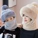 Women's Autumn Winter New Hat With Integrated Neck Warmer And Mask, Ear Protection, Windproof, Fleece Lined, Thickened,_desvips.com