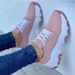 thick-soled color-blocked lace-up running shoes for women large size low-top casual single shoes sports shoes_desvips.com
