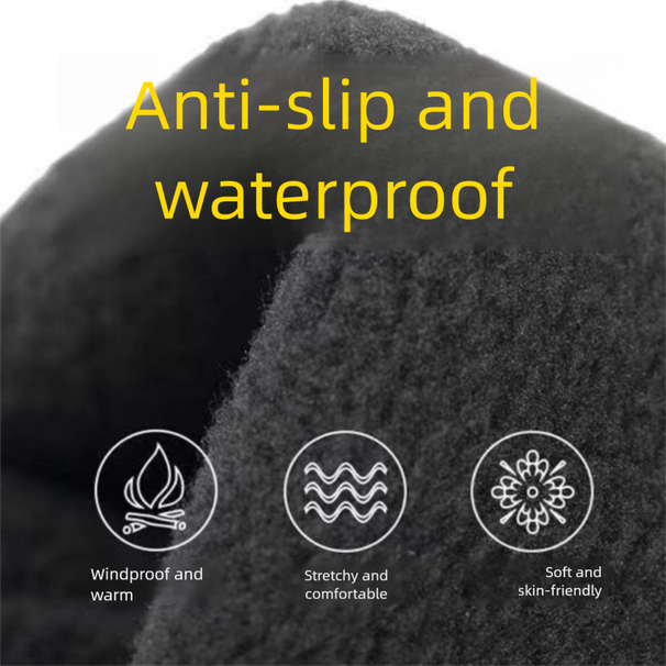 Waterproo Cycling Gloves Winter Touch Screen Men Motorcycle Anti-Slip Driving Outdoor Fleece-Lined Warm Skiing_desvips.com