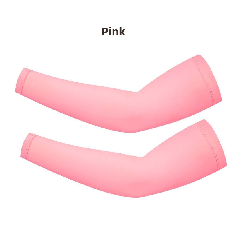 Ice Silk Arm Sleeves Quick Drying Elastic UV Protection Nylon Sun Protection For Running Cycling Summer Outdoor Sports_desvips.com