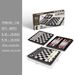 2026 Snake Chess Checkers All-in-One Magnetic Foldable Chessboard Children's Educational Toy Wholesale_desvips.com