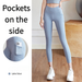 Good Quality Women's Booty Lifting Yoga Pants With Mesh Side Pockets- Squat Proof Workout Leggings For Gym & Fiess_desvips.com