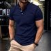 New Sports Muscle Men's T-shirt Slim Fit American Stand Up Neck Now Available_desvips.com