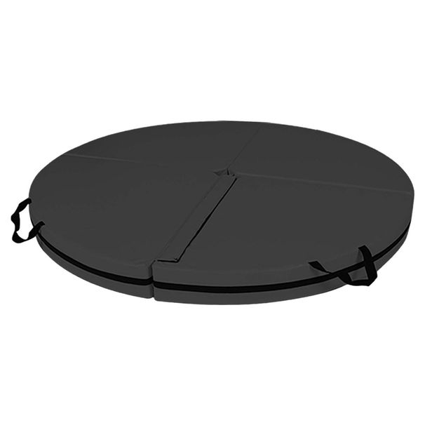 Foldable Pole Dance Mat Black Women With Epe Foam Padding PU Cover Yoga Pad Equipment For Workout Pilates Indoor Outdoor_desvips.com