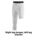 Men's Single Leg Basketball Tights Quick Drying Sports Training Pants Five Point Fitness Leggings Running Trendy Outdoor Clothing_desvips.com