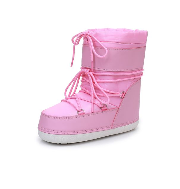 Waterproof & Slip-Resistant Winter Boots For Women & Men - Lightweight Thermal Snow Boots With Faux Fur Lining - Casual Low-Cut Rubber Sole Shoes_desvips.com