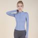 Women's Sports Stand Collar Zipper Fleece Slim Fit Training Wear Slimming De Rong Yoga Long Sleeve Jacket Running_desvips.com