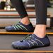 Unisex Breathable Low-Top Sneakers – Non-Slip Rubber Sole Couple’s Shoes For Trail Running, Dance & Water Sports (Black/Blue/Gray/Pink/Moonlight)_desvips.com
