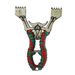 Slingshot Zinc Alloy Flat Leather Divine Bull Fiber Optic Sight No Binding Pressure Clip For Outdoor Fishing Competition_desvips.com