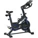 Bici Estática Con Resistencia Regulable Volante De Inercia 8 Kg Pantalla LCD Manillar Y Asiento Ajustable Azul_desvips.com