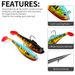 Simulated T-tail Soft Body Lead Fish Long Casting Lure Bait For Bass And Sea Fishing_desvips.com