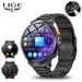 2025 730mah Large Battery Ourdoor Smartwatch Men BT Call Sports Fiess Bracelet With Flashlight AMOLED Smart Watches_desvips.com