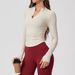 Bare Sleeved Ribbed T Shirt Tight Fitting Stretchy And Slimming Half Zip Training Top for Yoga Wear And Outdoor Sports_desvips.com