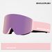 SNOWCRUSH Magnetic Flip-Up Ski Goggles With Double Layer Anti-Fog Lens, Oversized Frame For Men & Women, Compatible With Prescription Glasses_desvips.com