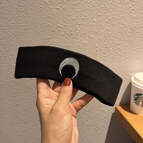 New Summer Thin Moon Sports Headband For Daily Outdoor Wear, Street Style, Women's Casual Yoga Sweat-Absorbing_desvips.com