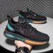 RenMou Men's 2025 New Mesh Height Increasing Trendy Fashionable Fly Woven Jelly Casual Men's Running Sports Shoes Exclusive Supply_desvips.com