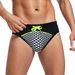 Men's Color-Block Brief Swim Trunks - Fashionable & Sexy Design With Anti-Slip Lining (Quick-Dry & UPF 50+) - Beach & Pool Wear_desvips.com