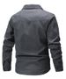 Men's Jackets Spring Flannel Lined Shirt Coat Shacket Casual Snap Button Overshirt Western Cowboy Style High Quality Top_desvips.com