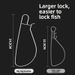 Chilun Metal Lure Live Stainless Steel Set Float Lock Fish Wheel Clip Fishing Gear Wholesale_desvips.com