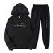 2025 Men And Women Fleece Sweatshirt Autumn Winter Heart Pattern Hoodie Trendy Brand New Men's Set_desvips.com