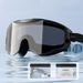 Sino-European Large Frame Adult Rimless Integrated Lens Diving Waterproof Anti-Fog HD Swimming Goggles_desvips.com