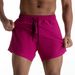 Men's Multi-Sport Training Shorts - Lightweight & Quick-Dry For Running Pickleball & Gym (4-Way Stretch UPF50+ Black/Blue S-XXL)_desvips.com