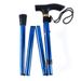 Aluminum Alloy Climbing Telescopic Folding 6 Colors Hiking Non-slip Cane Reinforced Adjustable 5-section Elderly Walking_desvips.com