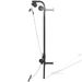 Black Steel Lat Pulldown Station - Wall-Mounted - Dual Pulleys - Soft-Grip Handles - Supports Up To 120 Kg - Easy Assembly_desvips.com