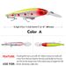 Floating Minnow Plastic Lure 11.5cm 10.5g Hard 10 Colors Realistic Bait Fishing Gear_desvips.com
