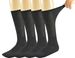 Mens Bamboo Diabetic Over The Calf Socks,4 Pack Size 10-13_desvips.com