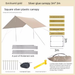 Outdoor Camping Tent UV Protection Sunshade Waterproof Canopy_desvips.com